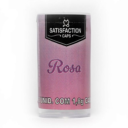 Bolinha Aromática Com 02 Uni Satisfaction Caps - Rosa