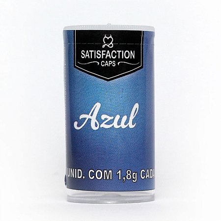 Bolinha Aromática Com 02 Uni Satisfaction Caps - Azul