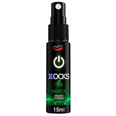 Xocks Gel Eletrizante Beijável 15ml Chillies  - Menta