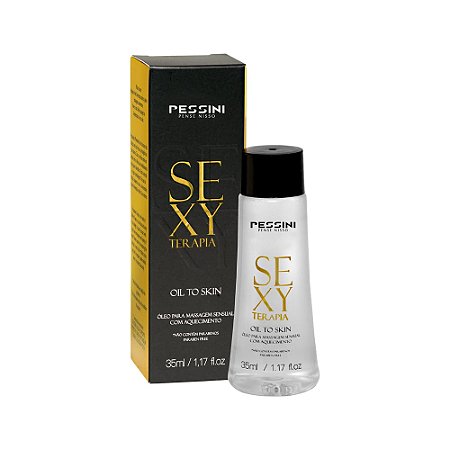 óleo Para Massagem Sensual Com Aquecimento Sexy Terapia 35ml Pessini