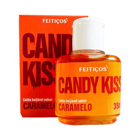 Candy Kiss Calda Beijável 35ml Feitiços - Caramelo