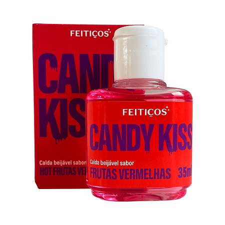 Candy Kiss Calda Beijável Hot 35ml Feitiços - Frutas Vermelhas