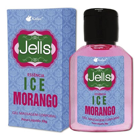 Jells Ice Gel Comestível 38gr Kalya - Morango