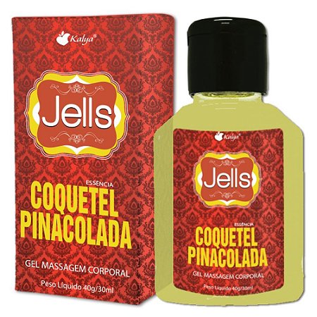 Jells Coquetel Gel Hot Coméstivel 30ml Kalya - Pina Colada