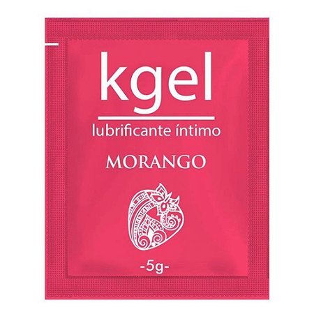 Lubrificante íntimo Sachê 5g K-gel - Morango