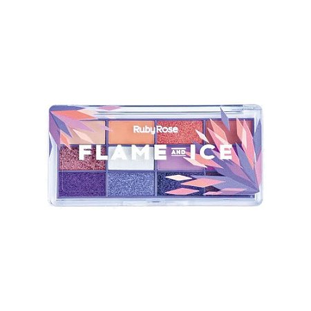 Paleta de Sombras Flame and Ice Ruby Rose HB1061