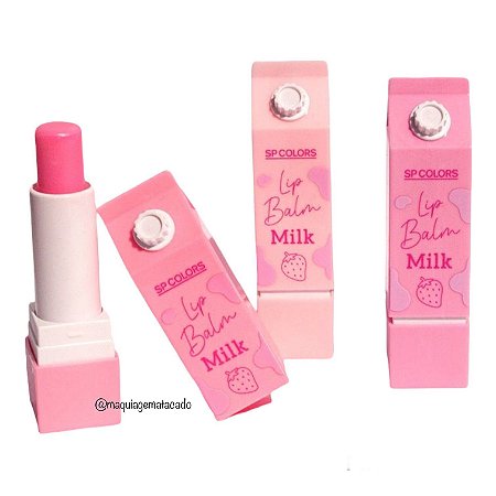 Lip Balm Coleção Milk SP Colors SP264 - Kit com 03 Unidades ou Unitário