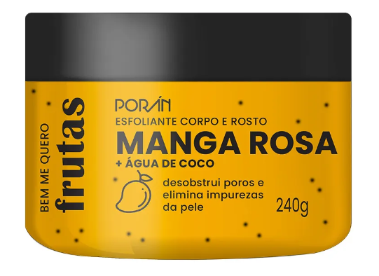 Esfoliante Corpo e Rosto Bem Me Quero Frutas Manga Rosa Porán PR220