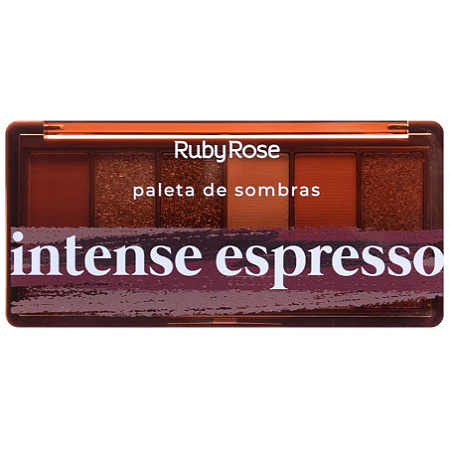 Paleta de Sombras Intense Espresso Ruby Rose HBF532