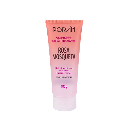 Sabonete Facial Hidratante Rosa Mosqueta Porán PR55