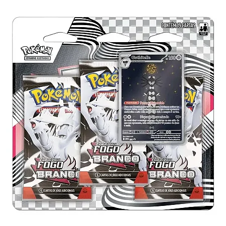 (PT-BR) Kit com 12 Blister Triplo Escarlate e Violeta 10.5 - Fogo Branco - Gothitelle