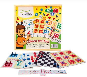 Jogo Dama e Ludo Tabuleiro em MDF 7+ 236 Junges Brinquedos - Jogo de  Dominó, Dama e Xadrez - Magazine Luiza