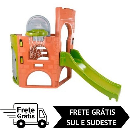 Playground Infantil Mini Dinoplay com Escorregador - Freso