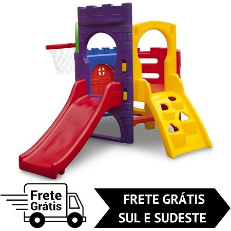 Playground Infantil Miniplay Petit com Escorregador - Freso
