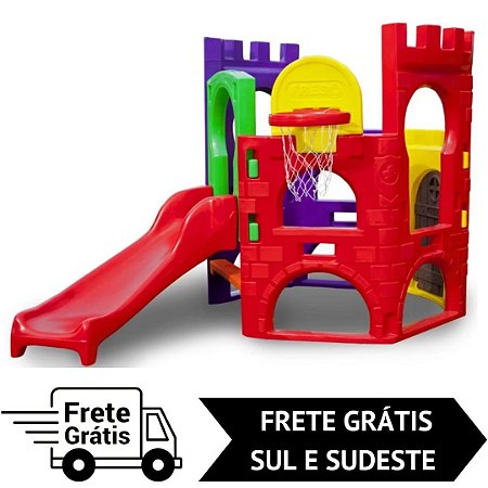 Playground Infantil Petit Play Standard com Escorregador - Freso