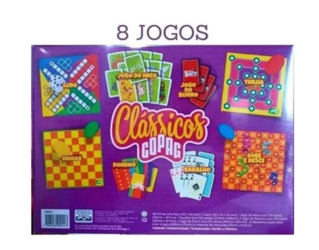 Jogos Diversos Copag  Lister - Jogos Clássicos Ludo, Trilha