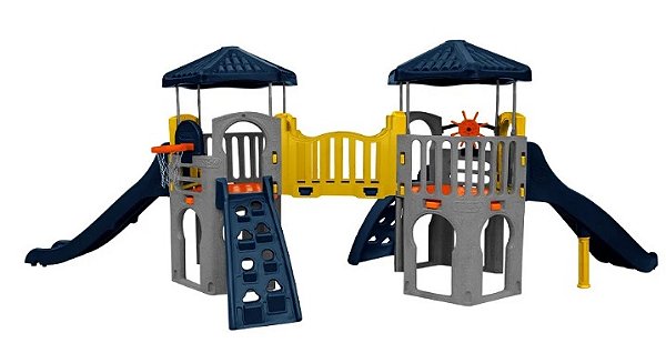Playground Infantil Arcade com Escorregador Freso
