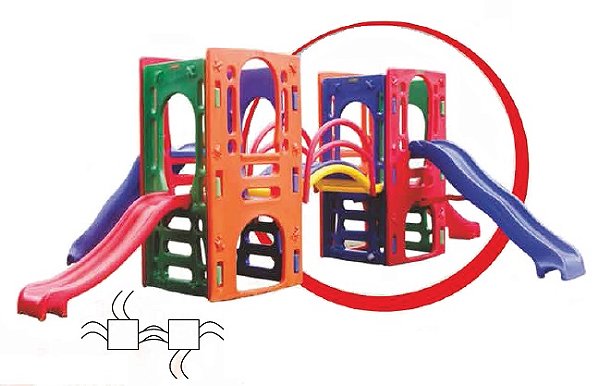 Playground Infantil Double Pass