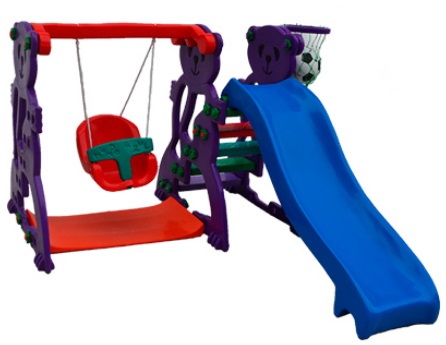 Playground Infantil Play Junior Urso Feliz - Mundo Azul