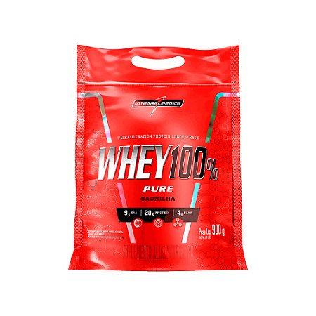 WHEY 100% PURE - INTEGRALMEDICA - 900g - REFIL