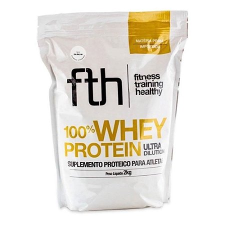 FIT HEALTH NUTRITION - 100% WHEY PROTEIN - REFIL 2KG