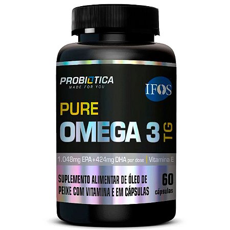 PROBIÓTICA - PURE ÔMEGA 3 TG - 60 CÁPSULAS