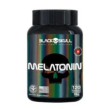 MELATONINA - BLACK SKULL - 120 CAPS