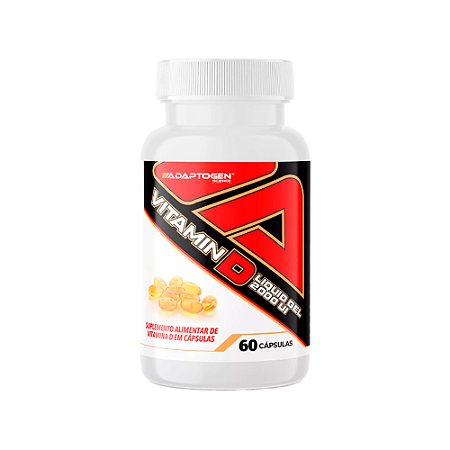VITAMINA D LIQUID GEL 2000 UI - ADAPTOGEN - 60 CAPS