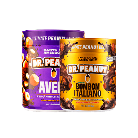 KIT 2x PASTAS DE AMENDOIM DR. PEANUT