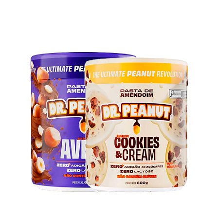 KIT 2x PASTAS DE AMENDOIM DR. PEANUT