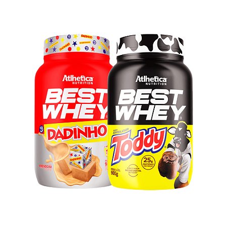 KIT 2x BEST WHEY 900G ATLHETICA NUTRITION