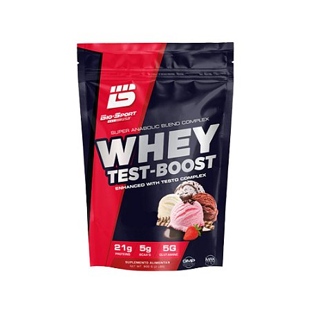 WHEY TEST-BOOST - BIO SPORT - 900G