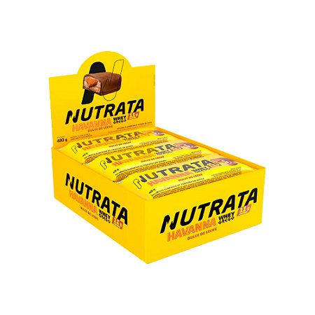 WHEY GREGO BAR HAVANA - NUTRATA - 12UN