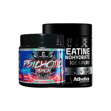 KIT PSICHOTIC DEMON 150G + CREATINA 300G