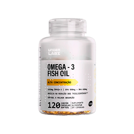 OMEGA 3 FISH OIL - UNDER LABZ - 120 CAPS