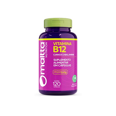 VITAMINA B12 - MALTTA NUTRITION - 120 CAPS