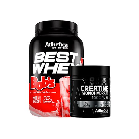 BEST WHEY 900G + CREATINA 300G ATLHETICA