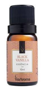 ESSENCIA SINTETICA BLACK VANILLA 10ML VIA AROMA