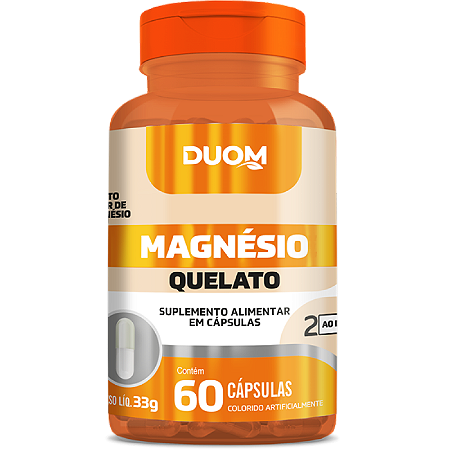 MAGNESIO QUELATO 60 CAPSULAS 550MG DUOM