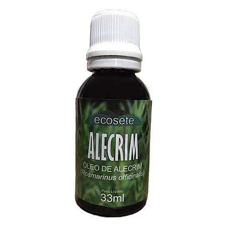OLEO DE ALECRIM 33ML ROSMARINUS OFFICINALIS ECOSETE