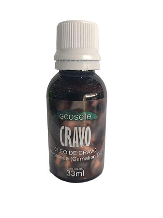 OLEO DE CRAVO 33ML MYRTACEAECARNATION OIL ECOSETE
