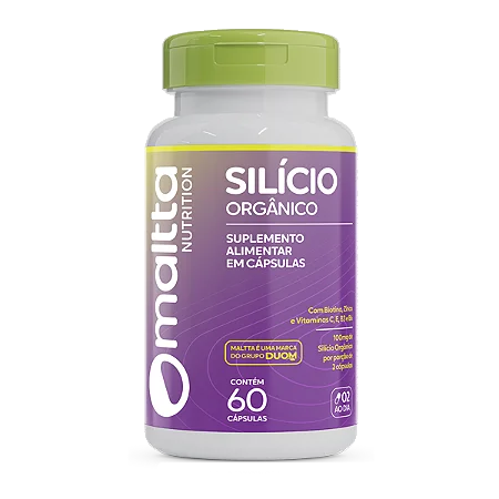 SILICIO ORGANICO COM VITAMINAS 60 CAPSULAS 450MG DUOM