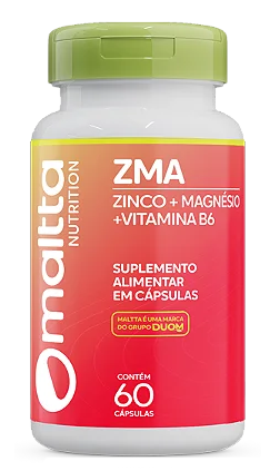ZMA ZINCO MAGNESIO B6 60 CAPSULAS 600MG DUOM