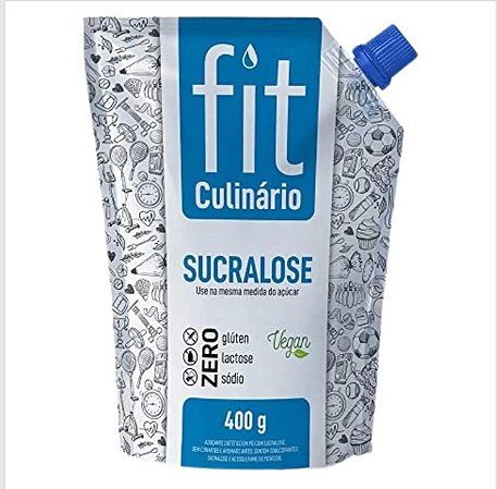 SUCRALOSE ADOCANTE VEGANO  400G  FIT CULINARIO