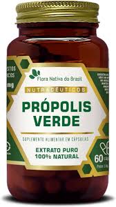 PROPOLIS VERDE 60 CAPSULAS 500MG FLORA NATIVA