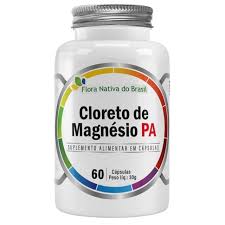 CLORETO DE MAGNESIO PA 60 CAPSULAS FLORA NATIVA