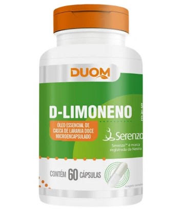 D LIMONENO OLEO ESSENCIAL DE CASCA DE LARANJA DOCE 60 CAPSULAS DUOM