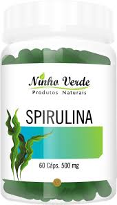 SPIRULINA 60 CAPSULAS 500MG NINHO VERDE