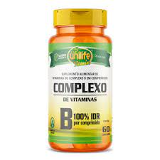 VITAMINAS DO COMPLEXO B 60 COMPRIMIDOS 500MG UNILIFE