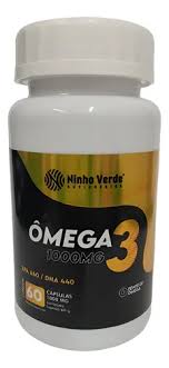 OMEGA 3 OLEO DE PEIXE 60 CAPSULAS 1000MG NINHO VERDE